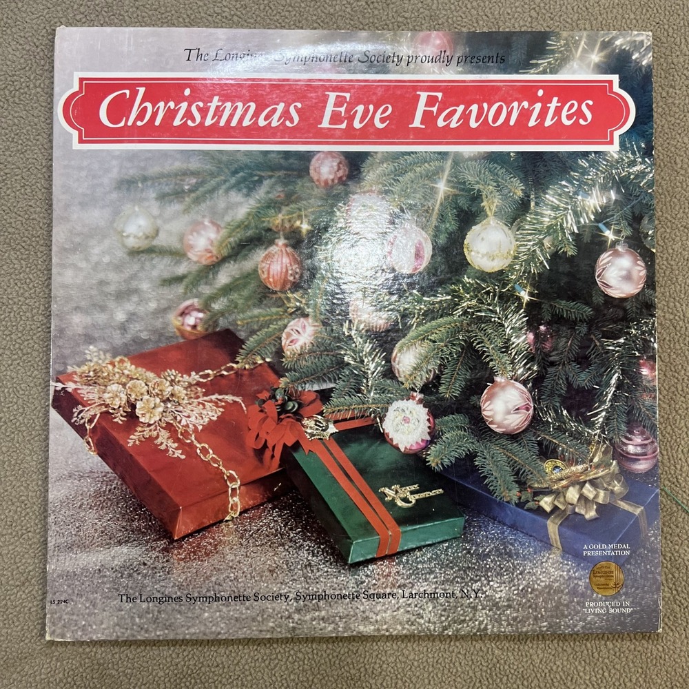 The Longines Symphonette Society Christmas Eve Favorites Vinyl‎ Record LP